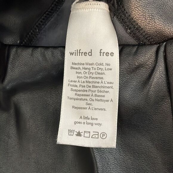 Wilfred Free Faux Leather Leggings Size Small - Picture 7 of 13